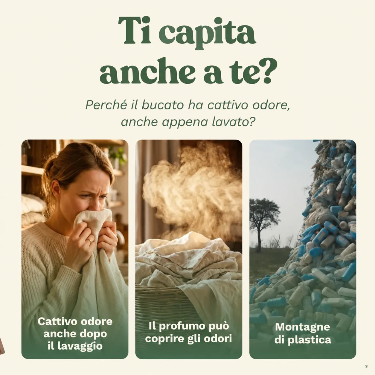 Set scorta di fogli di detersivo per bucato MamaWillow 3+1