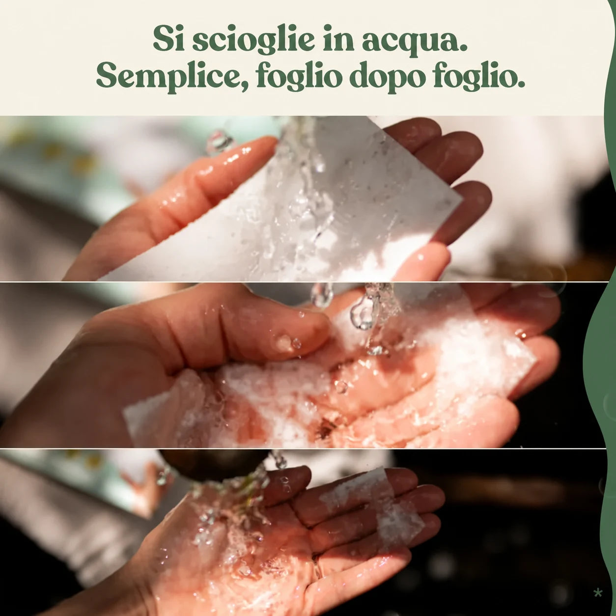 Set scorta di fogli di detersivo per bucato MamaWillow 3+1